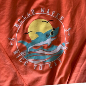 SUN Protection Zone kid size 12 orange Swim top